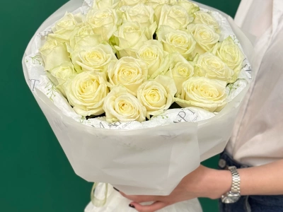 Белые розы «Для любимой»