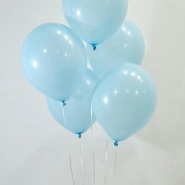 Сет из 5 шаров небесного цвета 🩵 0