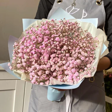 Букет Розовой Гипсофилы