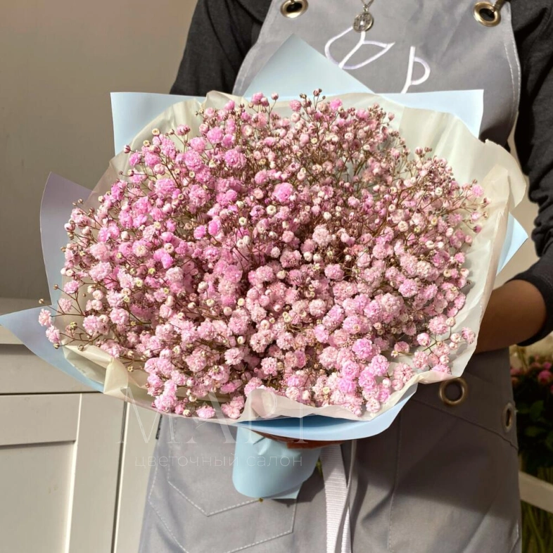Букет Розовой Гипсофилы