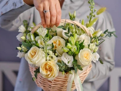Корзина с цветами