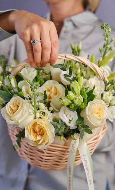 Корзина с цветами