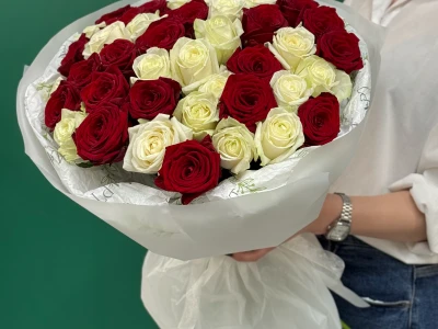 Букет из 35 роз «Моей любимой»