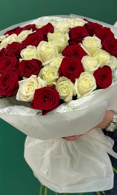 Букет из 35 роз «Моей любимой»
