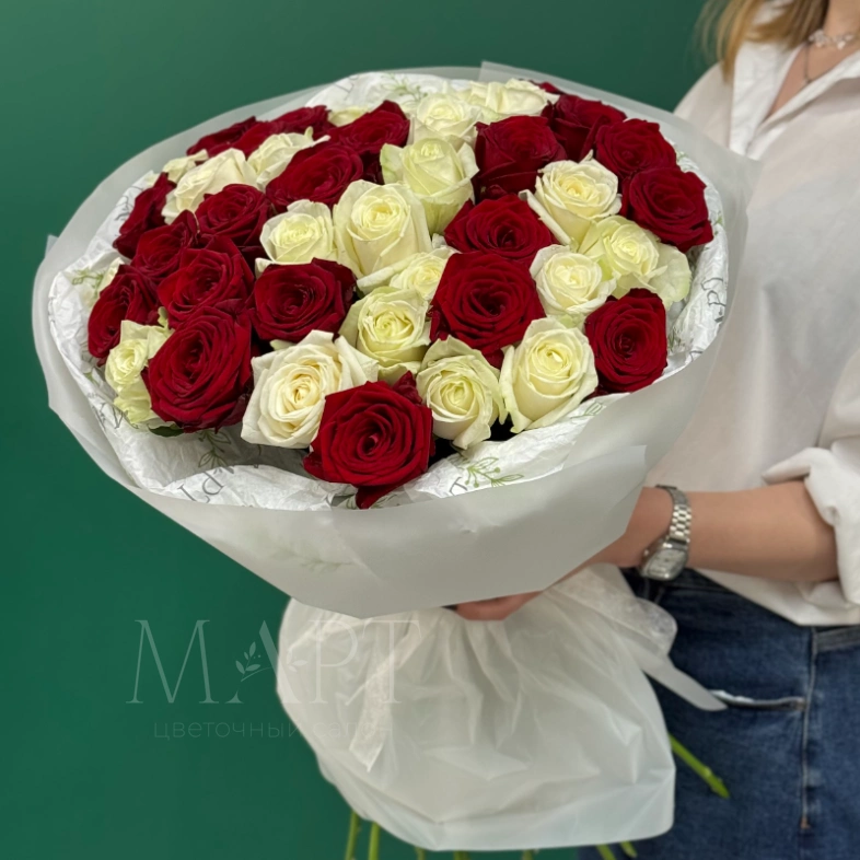 Букет из 35 роз &laquo;Моей любимой&raquo;