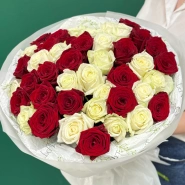 Букет из 35 роз &laquo;Моей любимой&raquo; 3